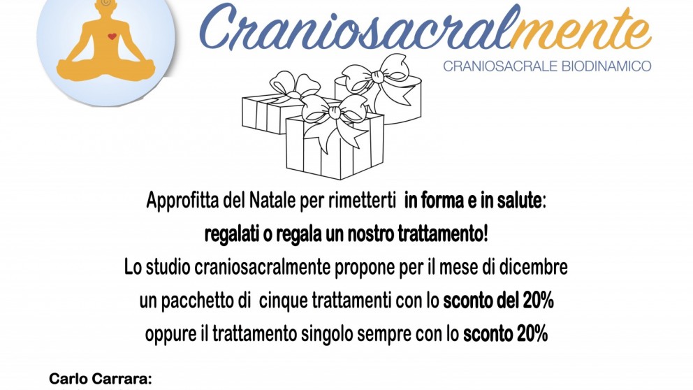 Sconti Natalizi CranioSacralmente